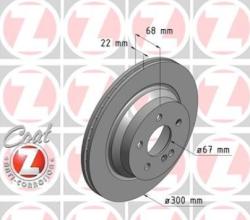 Диск тормозной задний MB W211 / S211 03/02- 400.3622.20