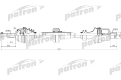 PDS0220 Полуось