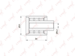 Ролик ремня ГРМ SUBARU IMPRESA/FORESTER 1.6-2.5 PB-3034