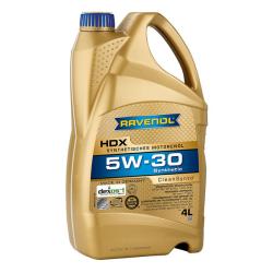 Масло моторное 5W30 RAVENOL 4л син. HDX   SP (RC) ILSAC GF-6A 1111125-004-01-999 4014835858572