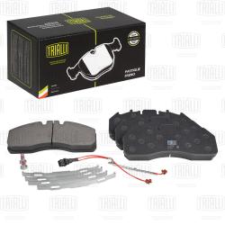 Колодки торм. для а/м Renault Trucks, Volvo (WVA № 29174) диск. с р/к (кмпл. с датчиком) (PFT 29174)