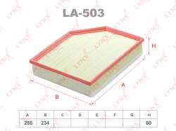 Фильтр воздушный VOLVO S60 III(224) 19> / S90 II(234) 16> / XC 60 II(246) 17> / XC90 II(256) 14> la-503