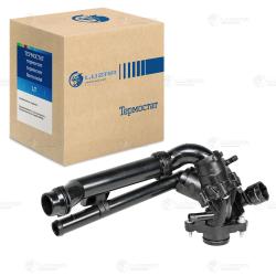 Термостат для а/м Mercedes-Benz C (W205) (14-) [M274] (с корп. и доп.патруб;прям. труб.) (LT 1524)