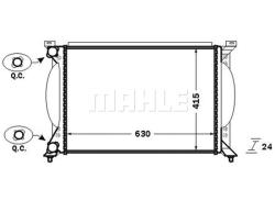 Радиатор охлаждающей жидкости AUDI A4  II  00- cr1417000s