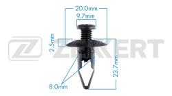 Клипса крепёжная Mazda Mitsubishi Nissan (миним. кол-во заказа 10 шт) be-1345