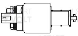 STARTVOLT VSR 0851 Реле втягивающее стартера для автомобилей Hyundai Solaris (10-) 1.6i (до 2014г.) (тип Startvolt)