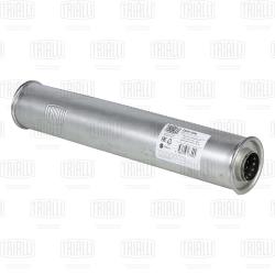 Глушитель универс. (круглый) D=101 с перф. диффузором L=550, d=50 (алюм. сталь) (EMM 3206)