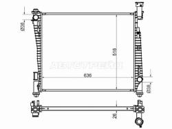 Радиатор Jeep Grand Cherokee 10-18