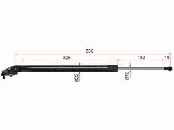 Амортизатор крышки багажника Mazda CX-7 06-12 (Справа)