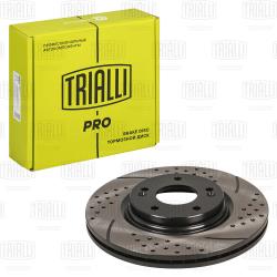 Диск торм. для а/м Hyundai Tucson II (15-) перед. d=305 (перф/слот/окраш) (DF 0731s) PRO