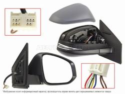 Зеркало Toyota RAV4 (XA40) 12-19 (Справа/ Обогрев/ Регулировка/ Повторитель поворота/ 7 контактов)