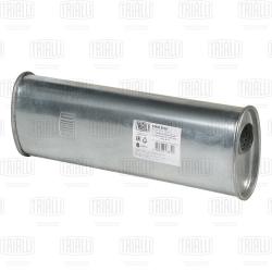 Глушитель универс. (овальный) 97х171, L=500, d=50, смещ. 28 мм (алюм. сталь) (EMM 3516)