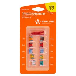 Предохранители "микро" в блистере  с экстрактором (10 шт. 5-30А) (AFU-MK-04)