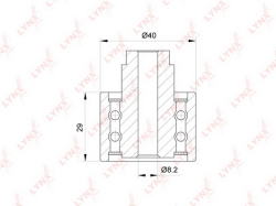 Ролик ремня ГРМ VAG 1.0-1.4 11- YP506386