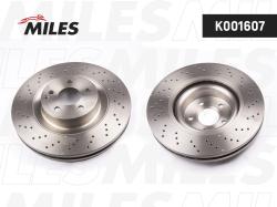 K001607 Диск тормозной MERCEDES W221/C216/R230 передний D 350мм.с перфорацией