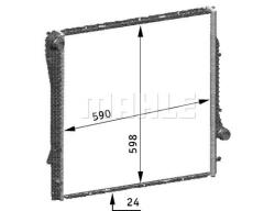 Радиатор BMW E53 3.0/4.4/3.0D 00- CR 566 000S