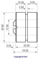 Кольцо контактное генератора 28-91851
