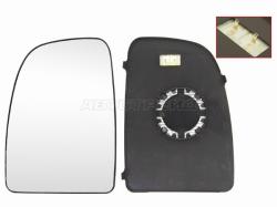 Полотно зеркала Peugeot Boxer 06- / Citroen Jumper 06- / Fiat Ducato 06- (Слева/ Обогрев/ верхняя ча
