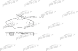 PBP1062 Колодки тормозные дисковые