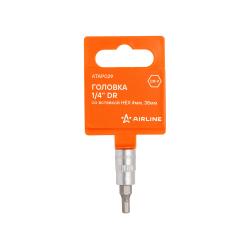 Головка 1/4" со вставкой HEX 4мм, L=38мм (ATAP029)