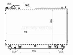 Радиатор Lexus LS 00-06 / Toyota Celsior 00-06