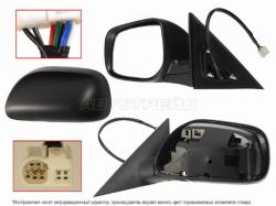 Зеркало Toyota Camry (XV40) 06-09 (Слева/ Обогрев/ Складывание/ 7 контактов)