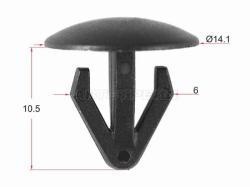 Клипса обшивки NISSAN (1 шт.)