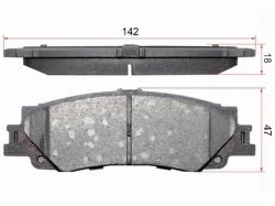 Колодки тормозные (Сзади) Toyota Land Cruiser (J300) 21-