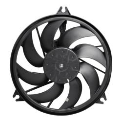 LUZAR LFK 20206 Электровентилятор охлаждения для автомобилей 206 (00-) (с кожухом)