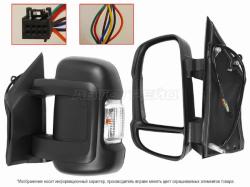 Зеркало Peugeot Boxer 06- / Citroen Jumper 06- / Fiat Ducato 06- (Слева/ Обогрев/ Регулировка/ Повто