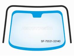 Молдинг лобового стекла (П-образный) Toyota Camry (XV50) 11-18 / Aurion 12-15 / Camry UAE/USA 11-17