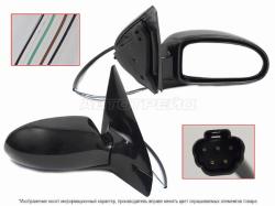 Зеркало Ford Focus 98-04 (Справа/ Обогрев/ Регулировка/ 5 контактов)