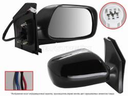 Зеркало Toyota Allion (T240) 01-07 / Premio 01-07 (Справа/ Обогрев/ Регулировка/ 5 контактов)