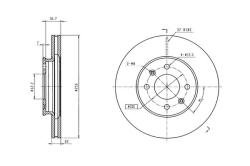 PBD6734 Диск тормозной