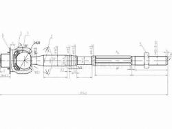 Тяга рулевая TOYOTA HILUX/SURF/4RUNNER/LAND CRUISER PRADO/LEXUS GX470 02-
