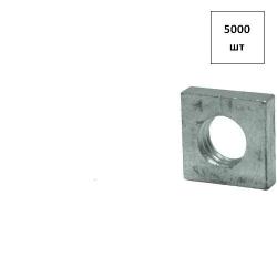 Гайка квадратная М 4 DIN 562 оц. (7х7) 5000шт FORTLUFT sts017099