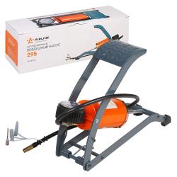 Насос воздушный 295 с манометром (ножной, механический, 295 см3) (PA-295-04)