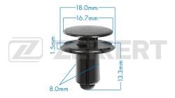 Клипса крепёжная Hyundai (миним. кол-во заказа 10 шт) be-3547