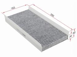 Фильтр салона FORD FOCUS I 98-04/TRANSIT 00-06 угольный