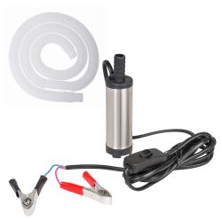 Насос перекачки топлива погружной 24В, 38мм, 12л/мин, внутр фильтр, со шлангом 200х1.6см (AEAT023)