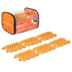 AIRLINE AAST-02 Ленты (траки) противобуксовочные-антибукс, сборные, в сумке, к-т 6 шт., оранжевые