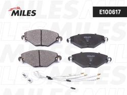 Колодки тормозные CITROEN C5 1.6D/2.0D/1.8/2.0 01- передние SemiMetallic E100617