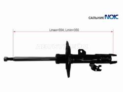 Стойка передняя TOYOTA CAMRY/WINDOM/LEXUS ES300 03-06 (пружина бочка) RH