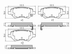 Колодки тормозные (Спереди) Chery Tiggo 4 17-23 / Tiggo 4 Pro 20-