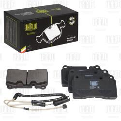 Колодки торм. для а/м Land Rover Range Rover Sport (05-) диск. перед. т/с Brembo (с датч) (PF 4250)