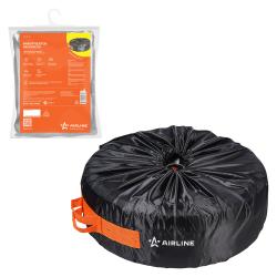 Чехлы для колес, размер R 18-22" комплект 4 шт., цвет черный/оранжевый (AO-WC-12)