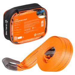 Трос VIP буксировочный усиленный (лента) 15 т, 6 м, без крюков, сумка (ATR-P-15)