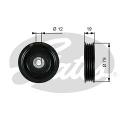 Натяжитель ремня приводного NISSAN NAVARA/PATHFINDER 2.5D 05- T39184