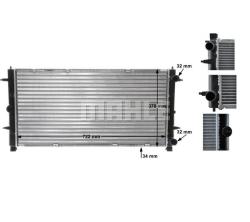 Радиатор VAG VW T4 1.8-2.8/1.9TD-2.5TD 90-04 CR 398 000S