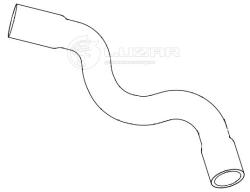 Патрубок охл. для а/м Renault Logan (04-)/Sandero (08-) [K7M, K7J] верх. (EPDM, 1 шт.) (LPK 09051)